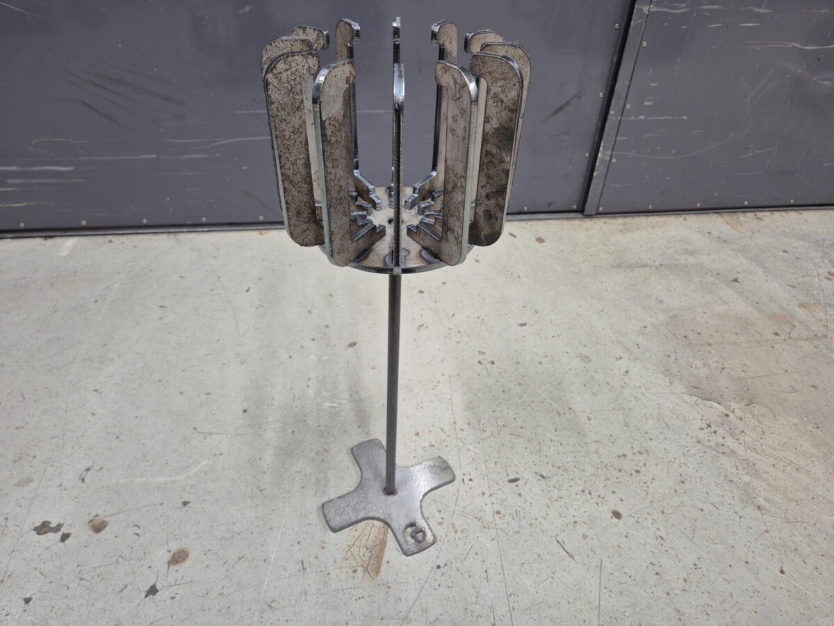 Lyhtyteline suorakaide - jalusta 550 mm